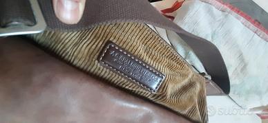 Tracolla A.G. Spalding & Bros - Velluto e Pelle

