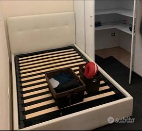 Letto 1/2 (con contenitore) + Materasso EmmaHybrid