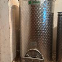 Botte in acciaio inox 500 litri