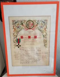 (1130) - Quadro Cavaliere del Lavoro (1959)