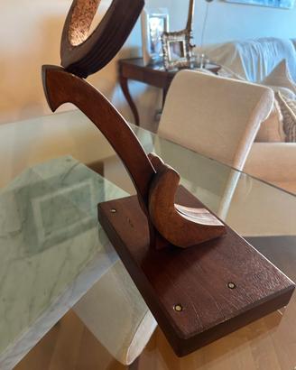 Stand Artigianale in Legno Massello per Sassofono