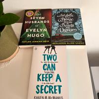 Lotto 3 libri in inglese, contemporary fiction