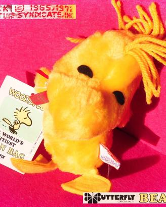 WOODSTOCK Peanuts VINTAGE 1970 Peluche Snoopy NEW!