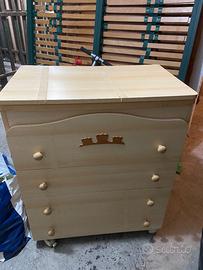 cassettiera con vaschetta