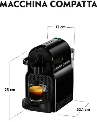 Nespresso Inissia EN80.B Macchina per Caffè Espres