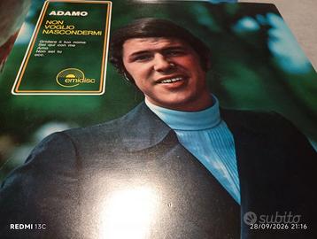 Vinile Adamo Non voglioNascondermi Italy 1970