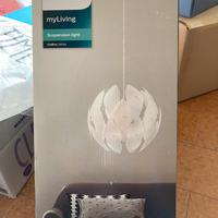 Lampadario sospensione Philips E27 led opal bulb