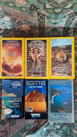 Videocassette VHS vintage – Documentari e viaggi