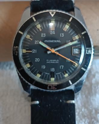 orologio vintage Mirexal - Swiss skin Divers