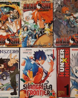 Manga "AKABOSHI" e "ENENSZERO"