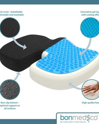 Cuscino ortopedico Bonmedico Memory foam 45x37x7