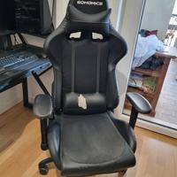 Sedia da gaming nera
