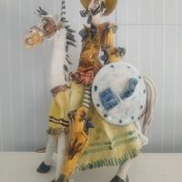 Statuina ceramica Don Chisciotte