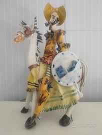 Statuina ceramica Don Chisciotte