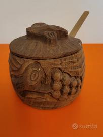 Zuccheriera in legno artigianale 