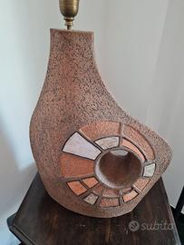 Lampada scultorea vintage anni '60/'70 