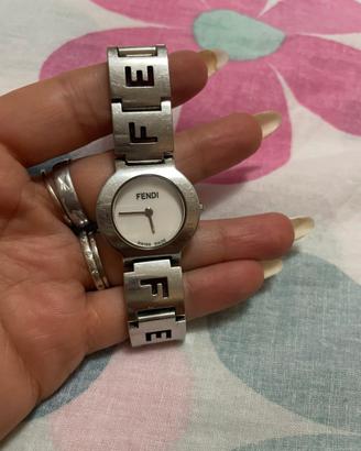 FENDI 3050L in acciao, batteria nuova