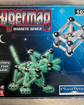 supermag magnetic genius glows giocattolo toy