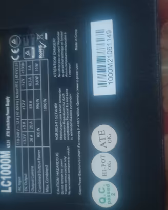 alimentatore pc 1000w  80+ gold