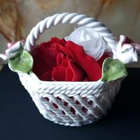 "Cestino dell'Amore -Cesto romantico vintage 1950