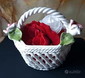 "Cestino dell'Amore -Cesto romantico vintage 1950