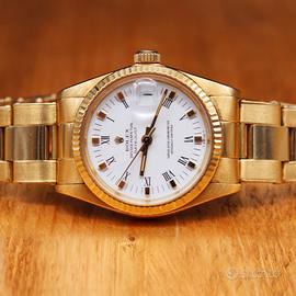 Rolex Datejust 31 Full Gold White Dial