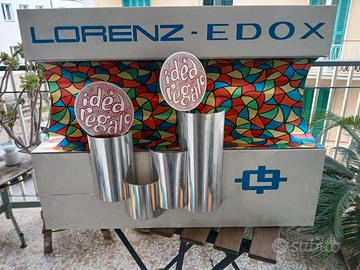 Espositore pubblicitario anni 60 orologi Lorenz