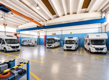 Rimessaggio camper auto di lusso, barche