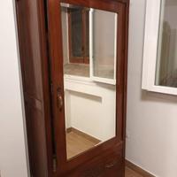 Splendido armadio con specchio in stile liberty