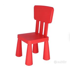 Mammut sedia bambini rossa