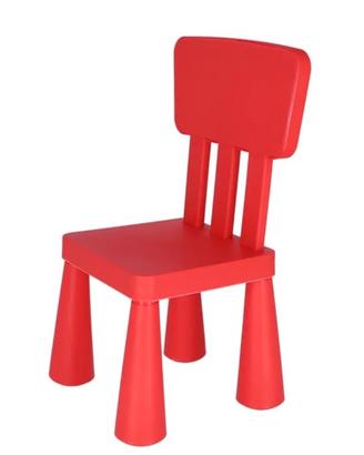 Mammut sedia bambini rossa