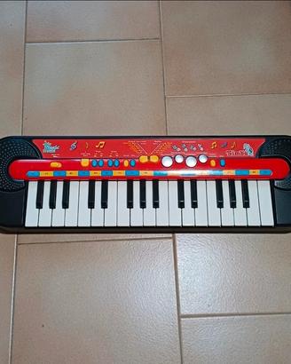 Tastiera Elettronica nera e rossa per Bambini  