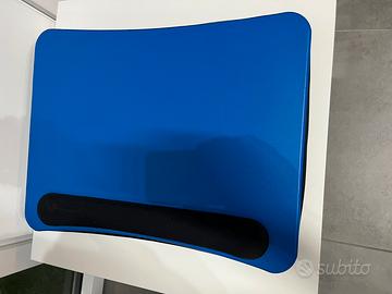 Relaxdays supporto PC con cuscino e poggiapolsi
