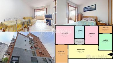 AMPIO TRILOCALE LIBERO SUBITO, CON TERRAZZO!