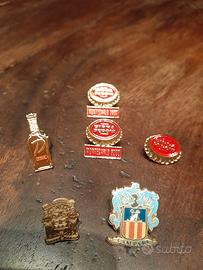 6 Spillette Vintage Campari & Peroni - Rare