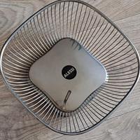 ALESSI cestino vintage in acciaio inox