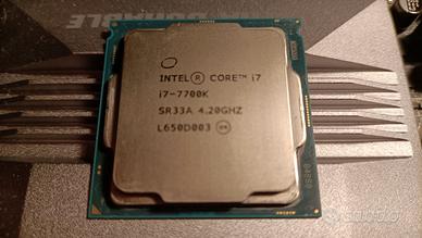 componenti pc : intel i7 7700k + 32GB + 1060 + ...
