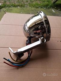 fanale e specchietto per moto custom 