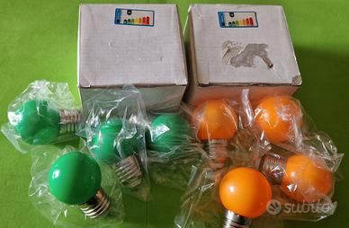 Lampadine Giardino Colorate (Verde Arancio)