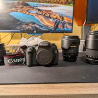 BUNDLE Canon 600d + 3 OBIETTIVI