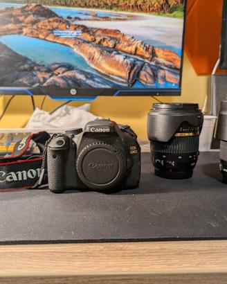 BUNDLE Canon 600d + 3 OBIETTIVI