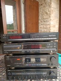 Stereo vintage DENON 4 pezzi