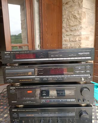 Stereo vintage DENON 4 pezzi
