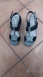 sandali zeppati cafénoir