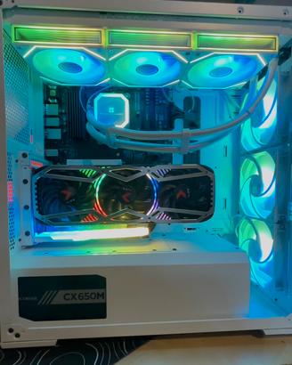 Computer pc gaming CUSTOM RTX 3070 WHITE