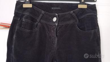 Pantaloni velluto neri