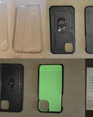 3 cover protettive come nuove per iPhone 11