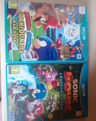 Mario è Sonic giochi WII u 
