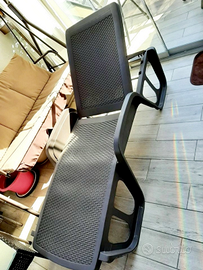 Lettino Sdraio in Rattan Nuovo mare piscina