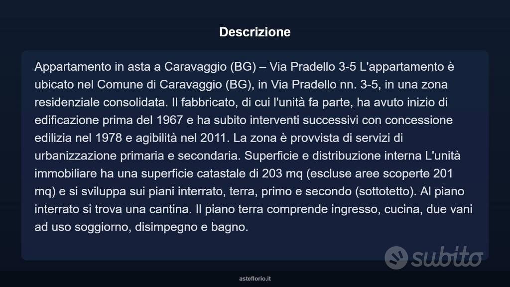 Appartamento – Caravaggio - Vista 4